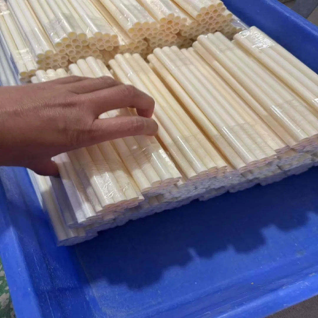 3mm 5mm 6mm 7mm 8mm White Pink 99 Al2O3 High Alumina Ceramic Rod / Solid Tube