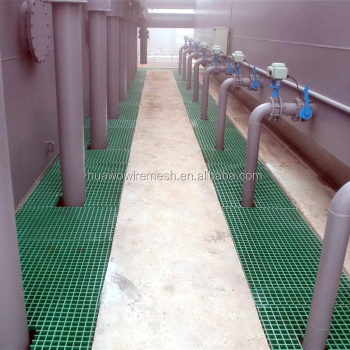 FRP Grating Plastic Rain Proof Fiberglass Grating Sturdy and Durable