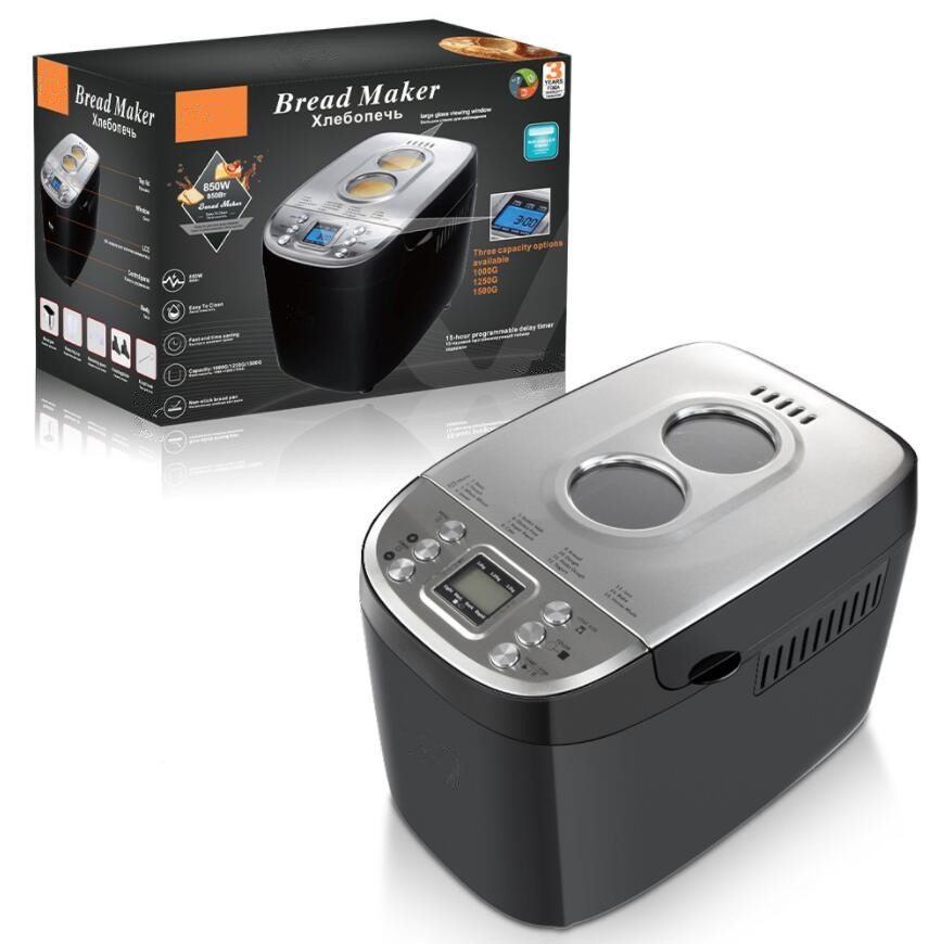 Household Fully Automatic Small-Scale Dough Mixing and Fermentation Intelligent Bread Maker