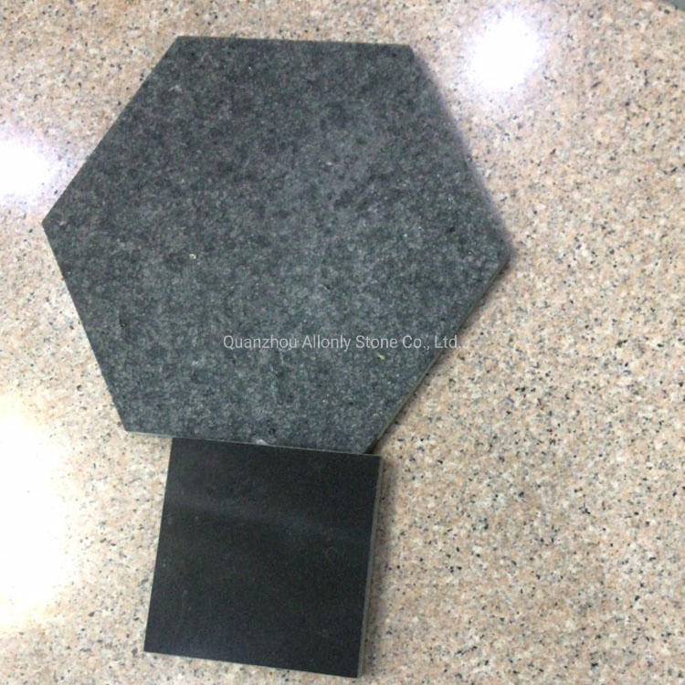 Supplier of Quartz/Marble/ Granite Flamed Natural Basalt Lava China G684 Black Pearl Granite Stone for Outdoor Paving Tile swimming Pool Copping Cobblestone