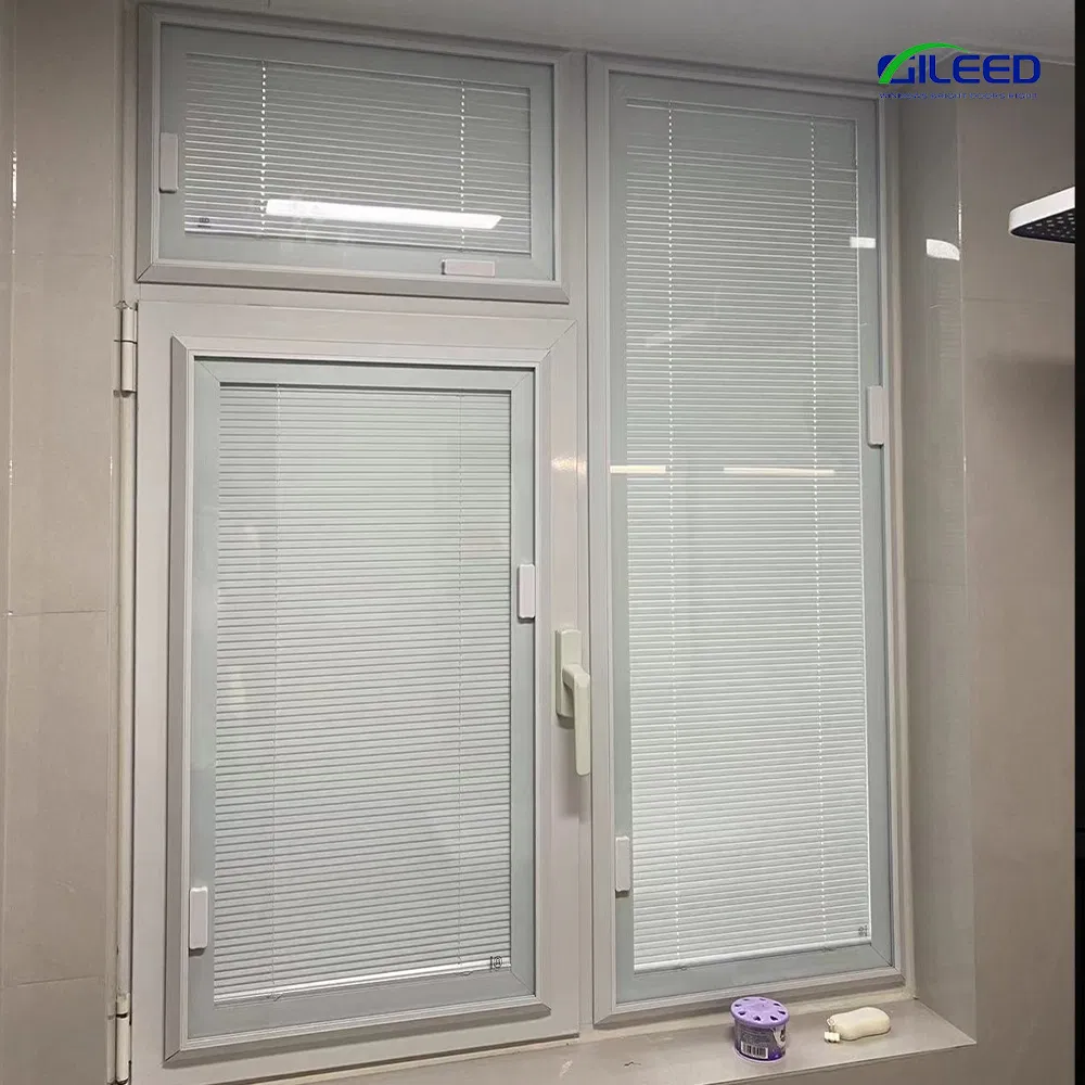 House Customs Triple Double Glazed Glass Aluminium Frame Magnetic Shutter Blinds