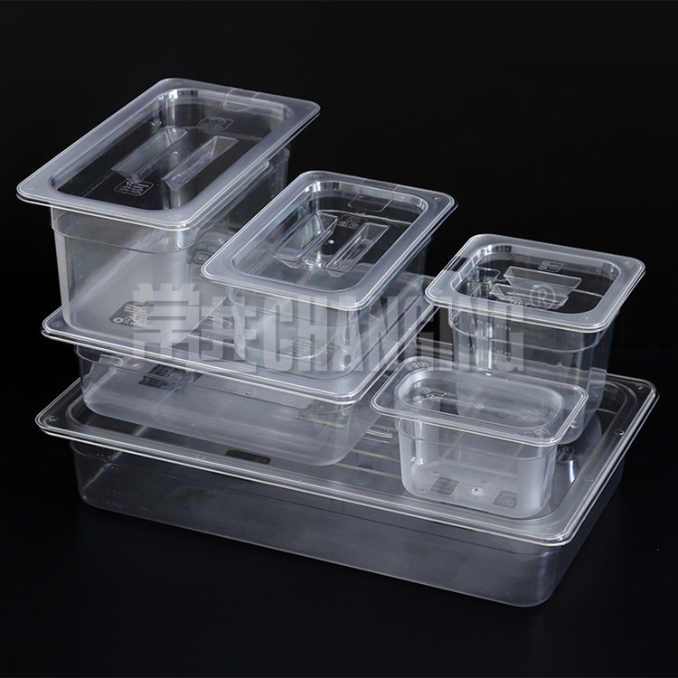 Changing Wholesale 1/1 PC Gn Pan Clear Commercial Kitchen Food Tray