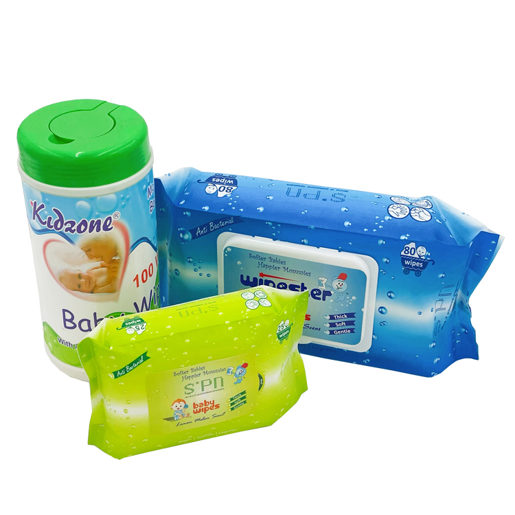 Unscented Natural Bamboo Organic Cotton Food Graded Flushable Biodegradable Baby Disinfect Soft Wipes Antibacterial Disinfection Water Wet Wipe