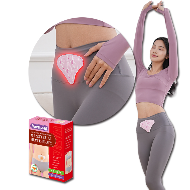 Integrated Design Bendable Multi Area Use Ergonomic Abdomen Pain Relief Patch