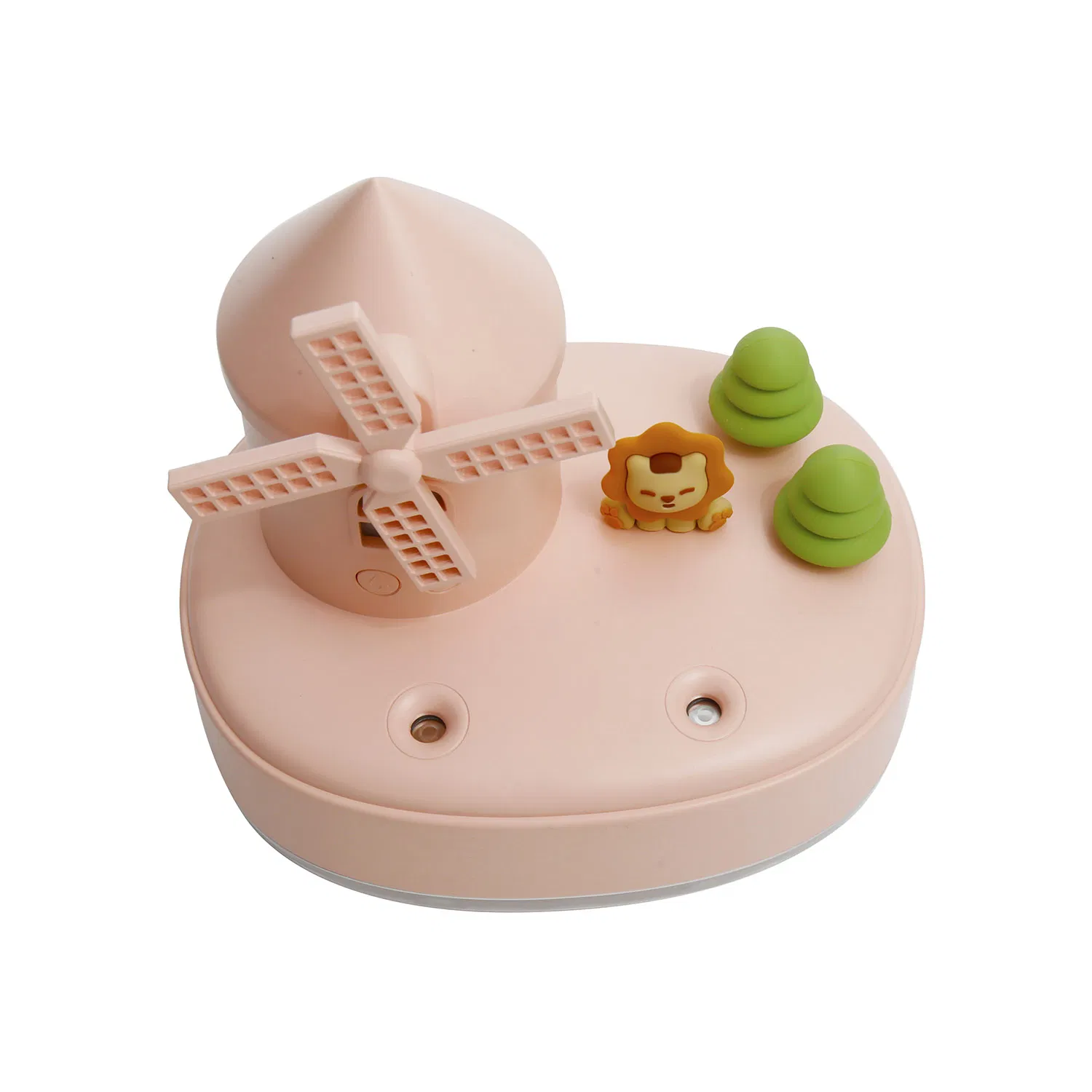 USB Rotary Music Box Gift Humidifier Desktop Windmill Night Light Spray Purifier Portable Humidifier