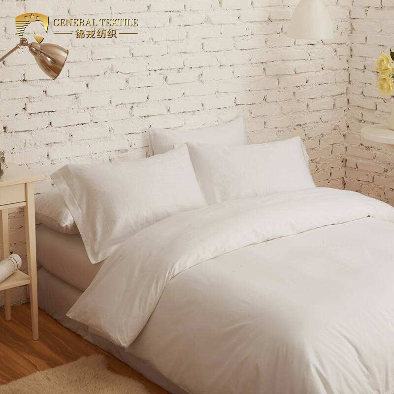 Cotton Custom White Soft Hospital SPA Hotel Bedding Set