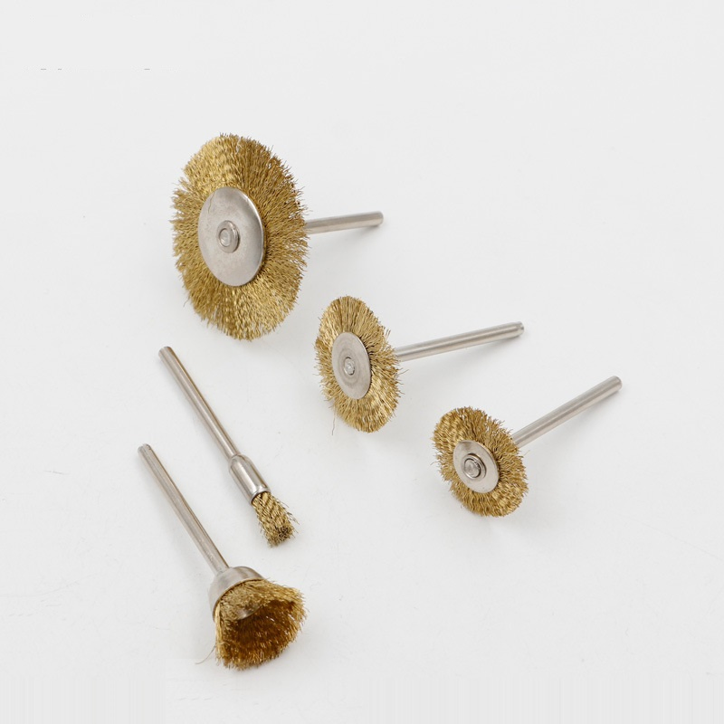 Мини щетки для полировки и чистки из латуни и нержавеющей стали