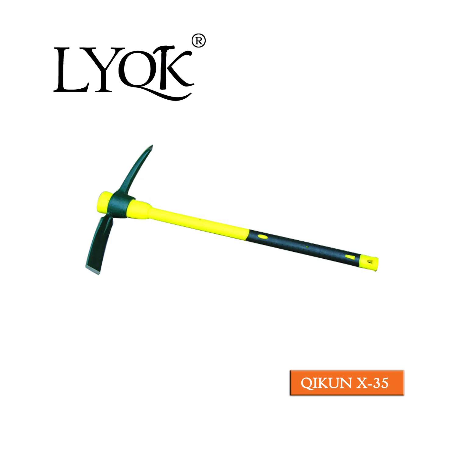 X-35 High Quality Rail Steel 65mn Agriculture Farm Garden Hardware Hand Tools Pick Head Mattock Pickaxe