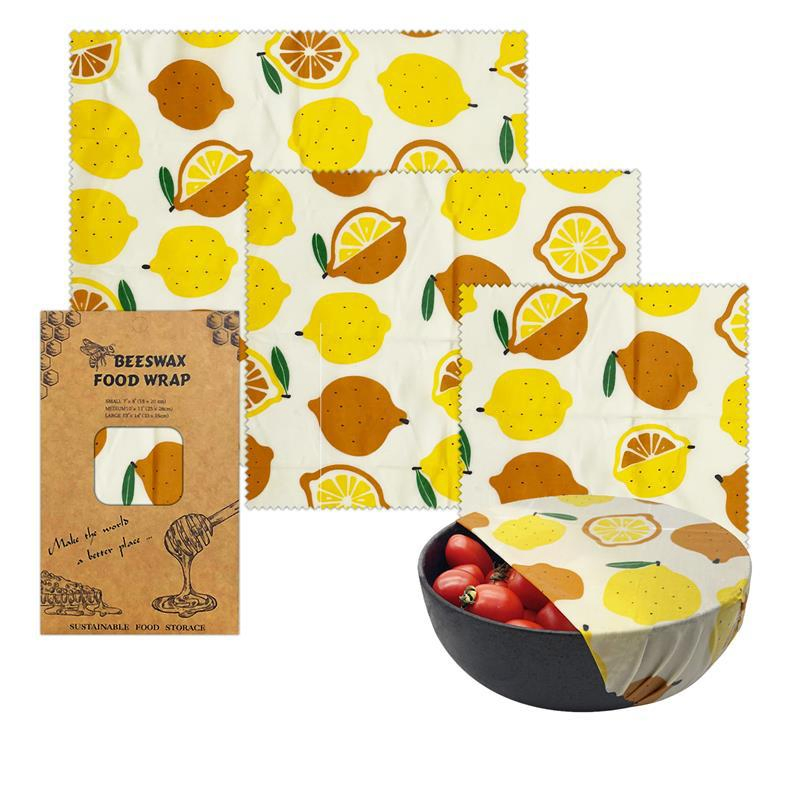 Beeswax Food Wraps Reusable Food Storage Bags
