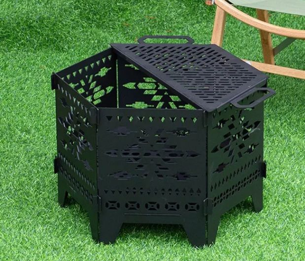 Diooist Custom Portable Stainless Steel Wood Stove Sauna Tent Modern Design with Long Chimney for Outdoor Picnic Factory Price