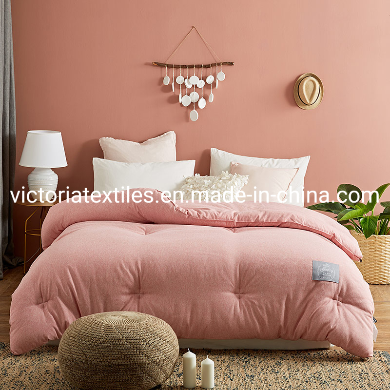 All Season Pre Washed Soft Microfiber White Goose Down Alternative Comforter 4 Colors