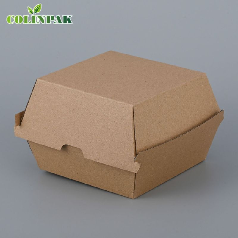 Биоразлагаемый контейнер для бургеров с покрытием PE/PLA