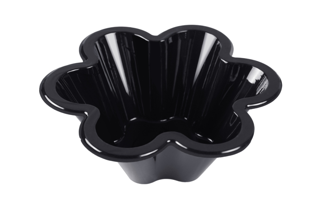 Disposable Pet Hexagonal/Heptagonal Flower Bowl Salad Container Transparent Plastic Snow Ice Rain Takeaway Salad Dessert Cups Various Colors