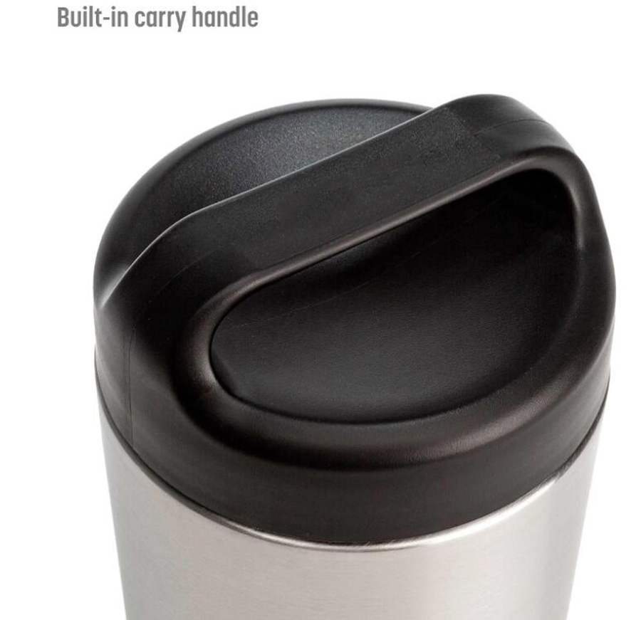 Vacuum Sealed Insulated Food Jar Stainless Steel Thermos with Handle Lid