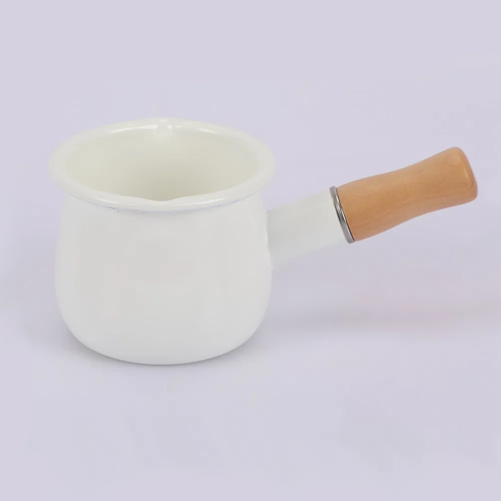 Japanese Mini Snow Pan Induction Carbon Steel Cookware 10cm Enamel Milk Pot Mini Cooking Pans