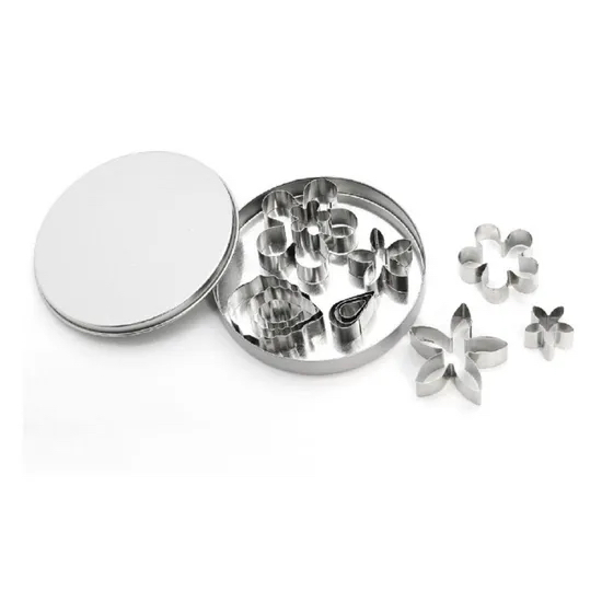 Food Safe Stainless Steel Cutter Decoration Shapes Cutter Baking Set Kw001_6