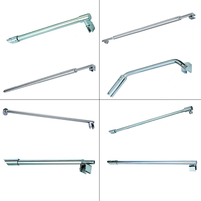 Гибкий соединитель для душевого стекла Yako с поручнем