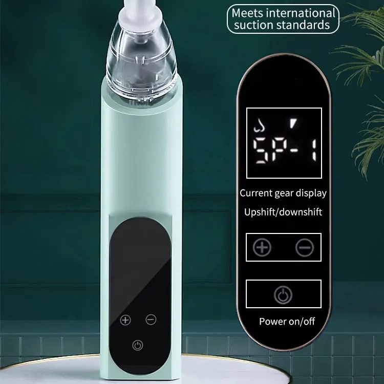 Baby Nasal Aspirator Safety Nose Cleaner Silicone Baby Nasal Aspirator Nose Sucker Aspirator