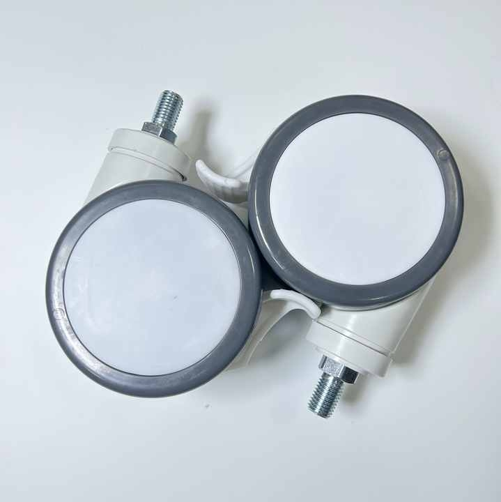 High Quality 5-Speed Rotating Anti-Lock Braking System Wheels Fully Plastic Frame Hospital Bed Caster Equipped Comfort Safety