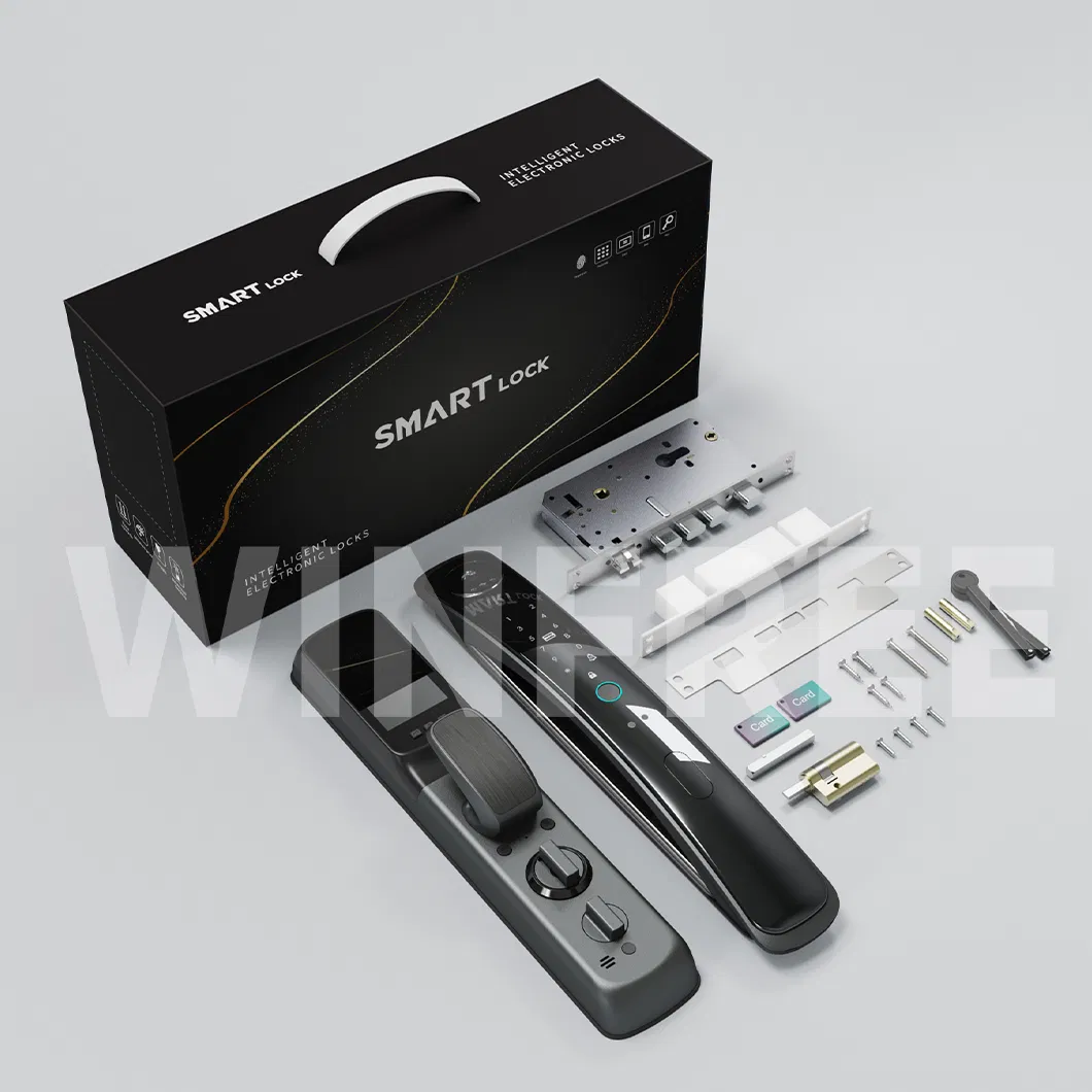 High Security Fingerprint Password Digital Lock WiFi 3D Face Recognition Tuya Smart Lock