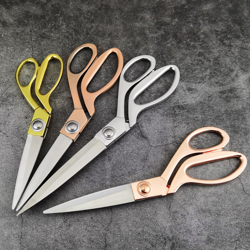 Best Selling Stainless Steel Gold-Plated Alloy Sewing Clothing Tailor's Scissors