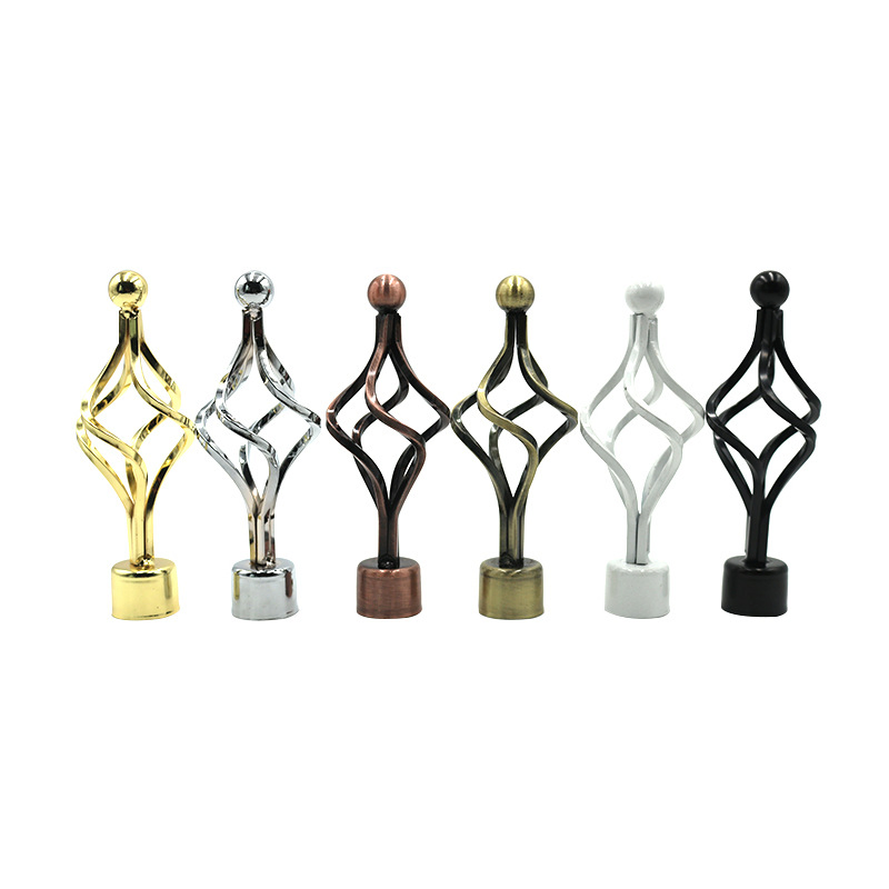 16mm-19mm Double Adjustable Curtain Rod New Design Extendable Metal Curtain Rod Wholesale