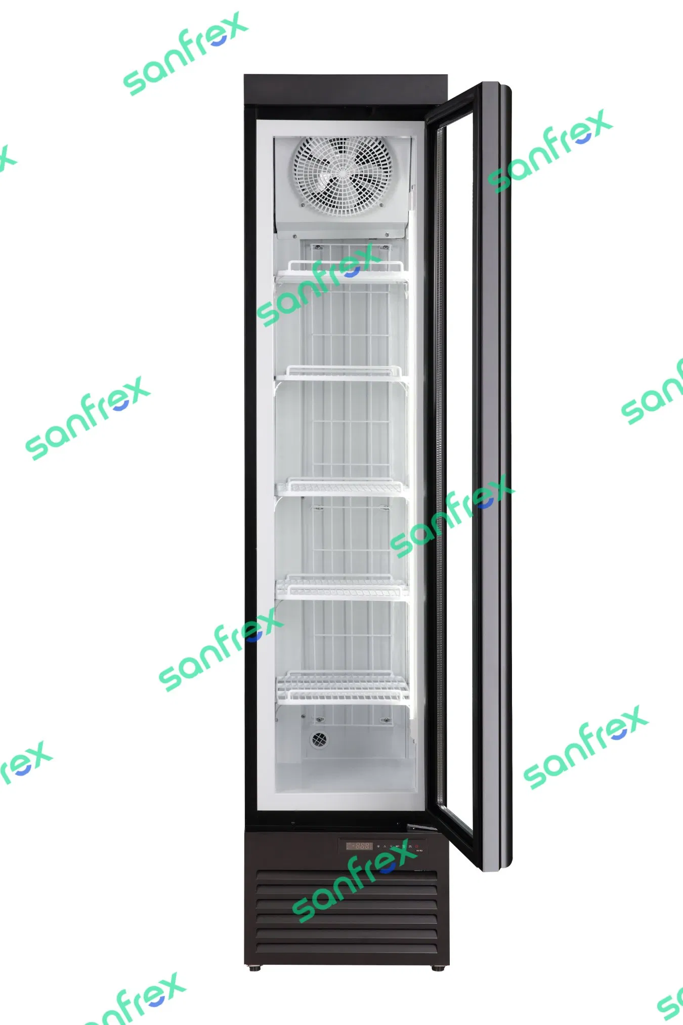 Foshan Ss-D159wac Ice Commercial Display Freezer with HS Code 84185000
