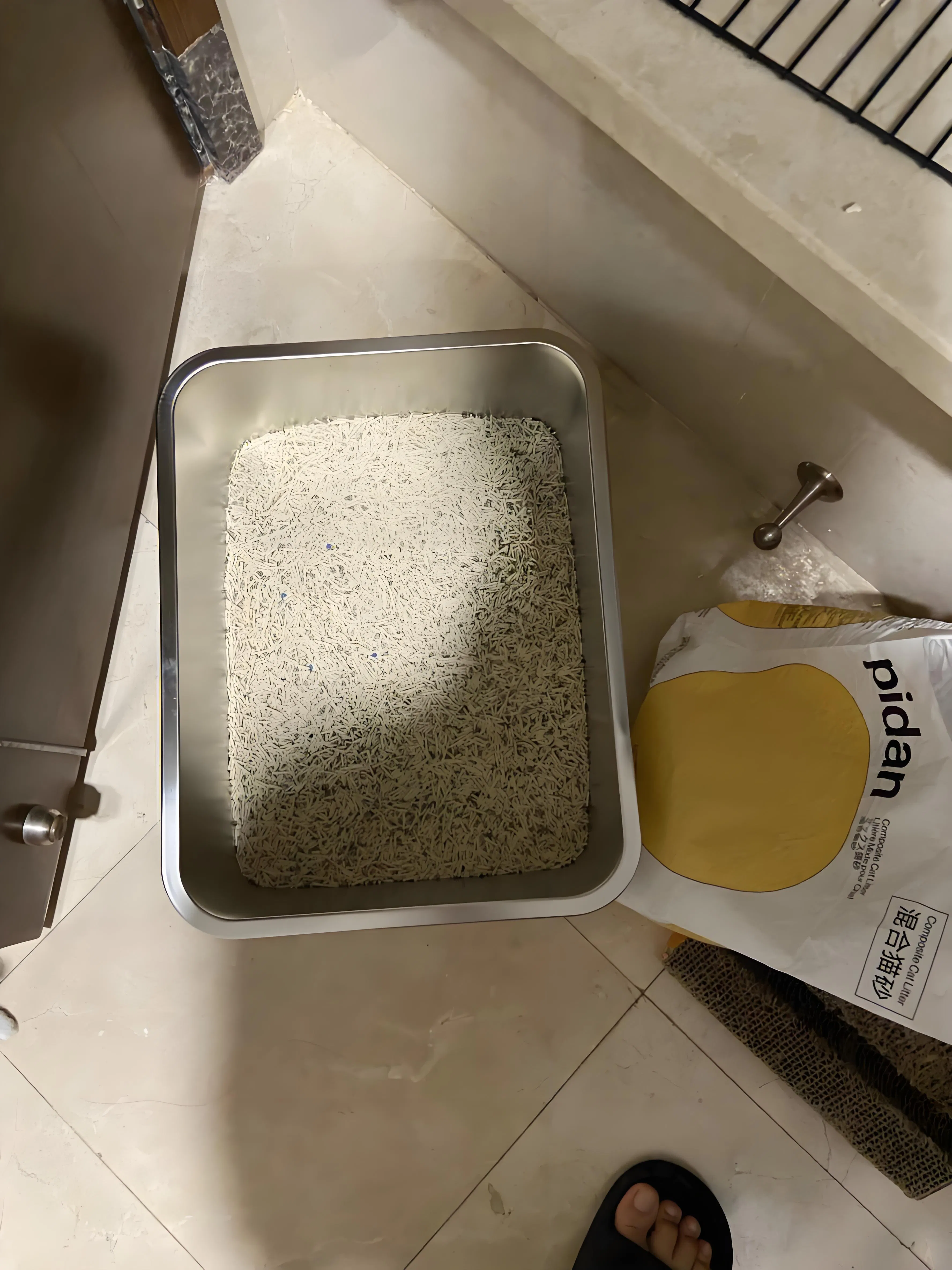 Versatile Rectangle Folding Cat Litter Box for Multiple Cats