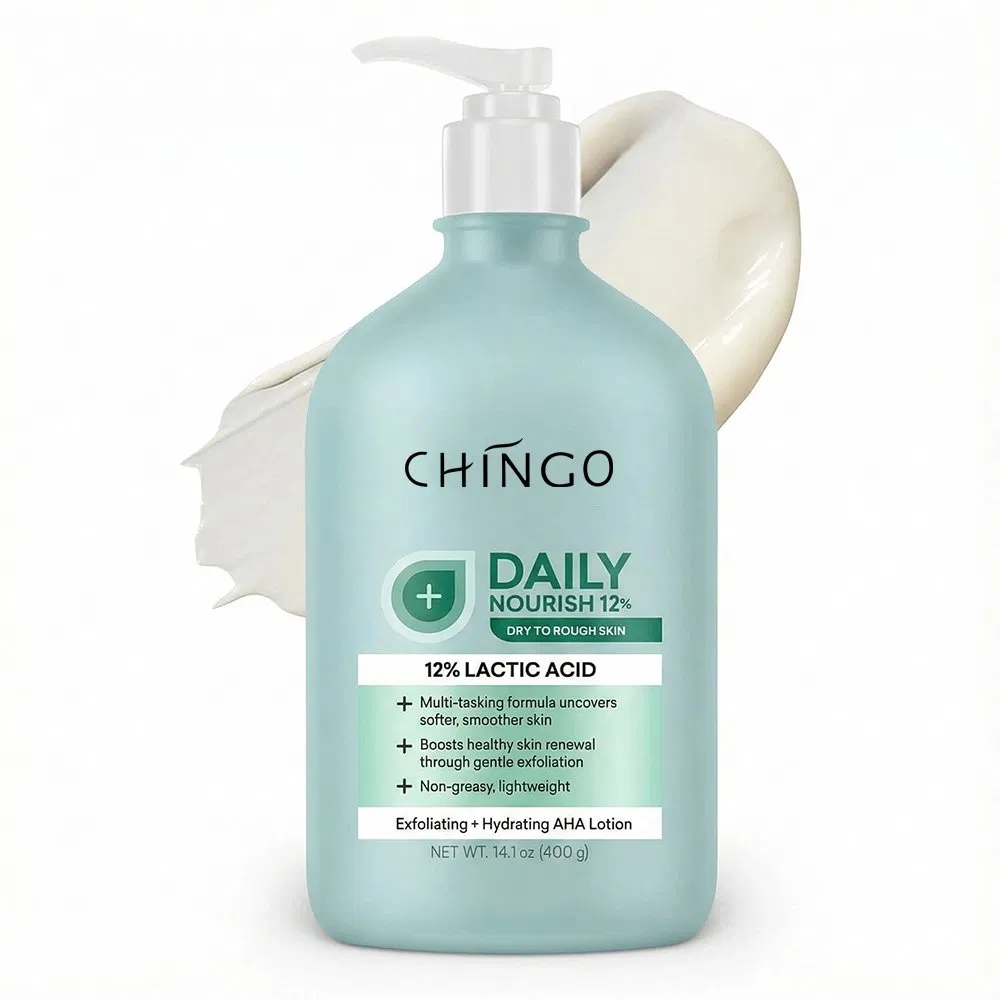 Exfoliating Moisturizing Brightening Smoothing Lactic Acid Daily Body Lotion for Rough Dry