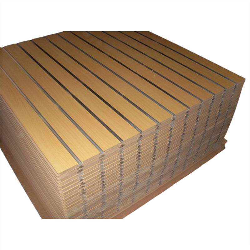 1220X2440 Grooved Slotted MDF Aluminum Panels Slat Wall Decorative Slatwall for Store Display