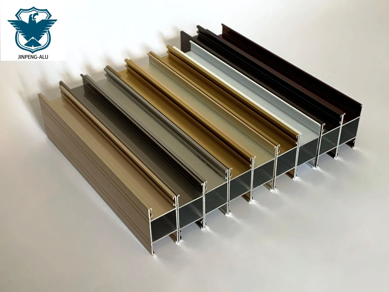 Anodized Matt Sandblasting Silver Champagne Bronze Gold Black Aluminum Profile