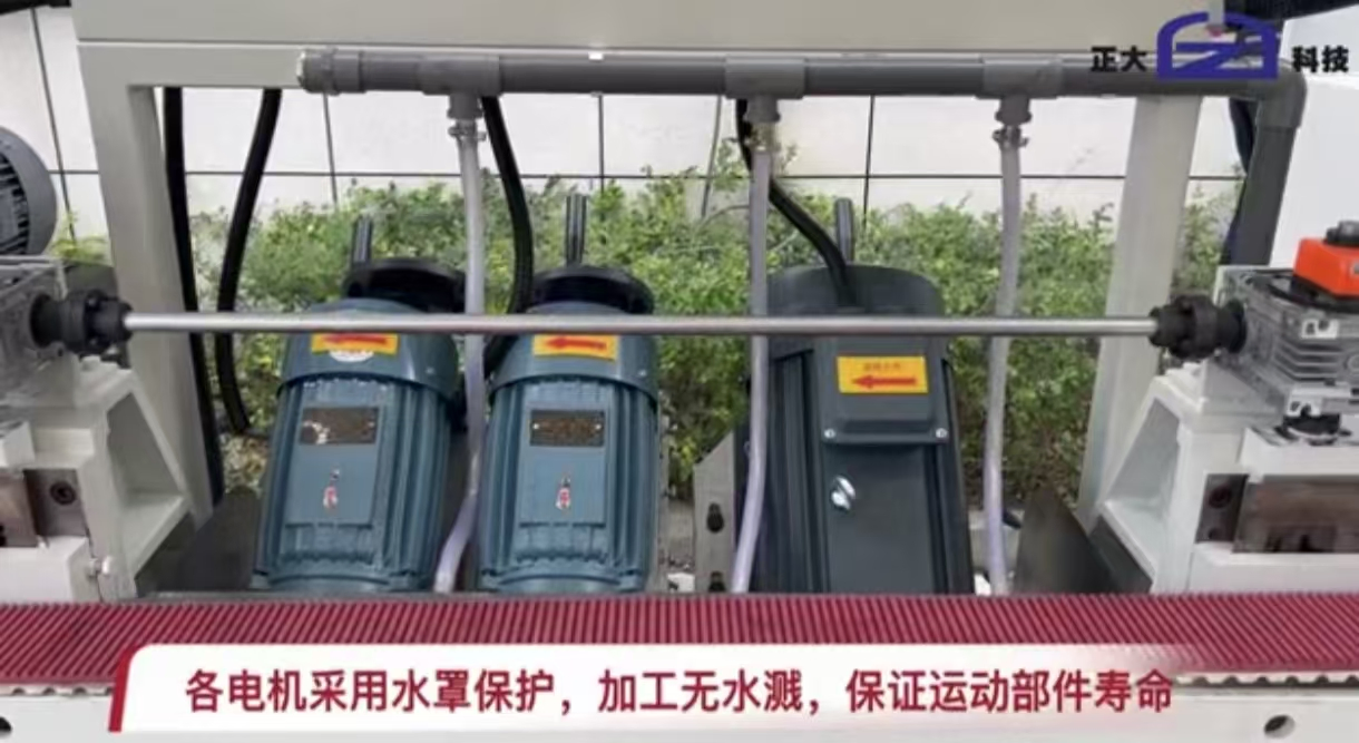 Industrial Grade Continuous Edge Beveling Machine for Sintered Stone Production