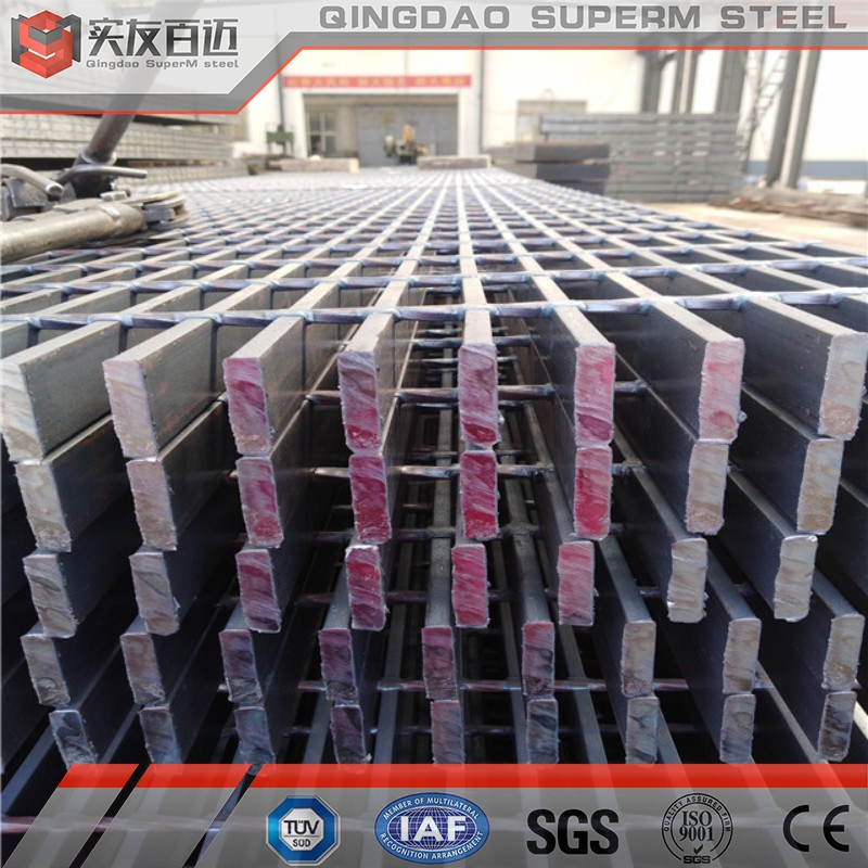Serrated Plain Galvanized Mill Steel Bar Grating for Platform Drainage Trench Cover