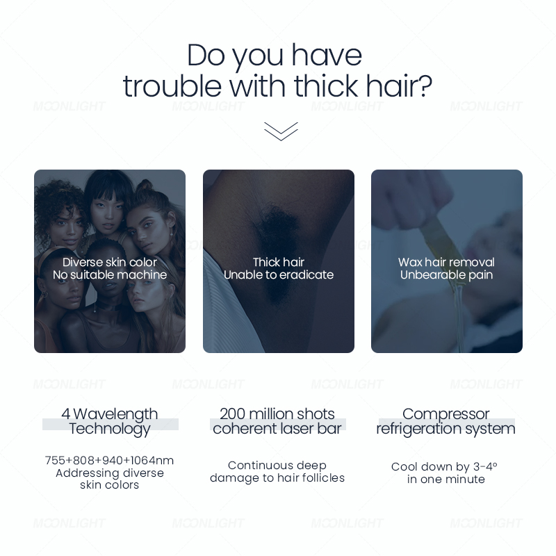 Factory Price Hair Removal Technology Painless Removal Laser FDA Permenant for Professional Device Machine