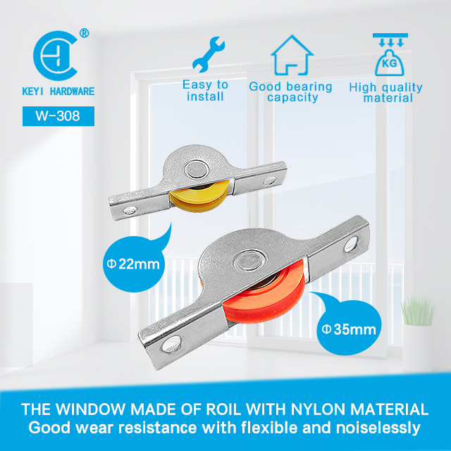 Nylon and Iron Sliding Door & Window Roller