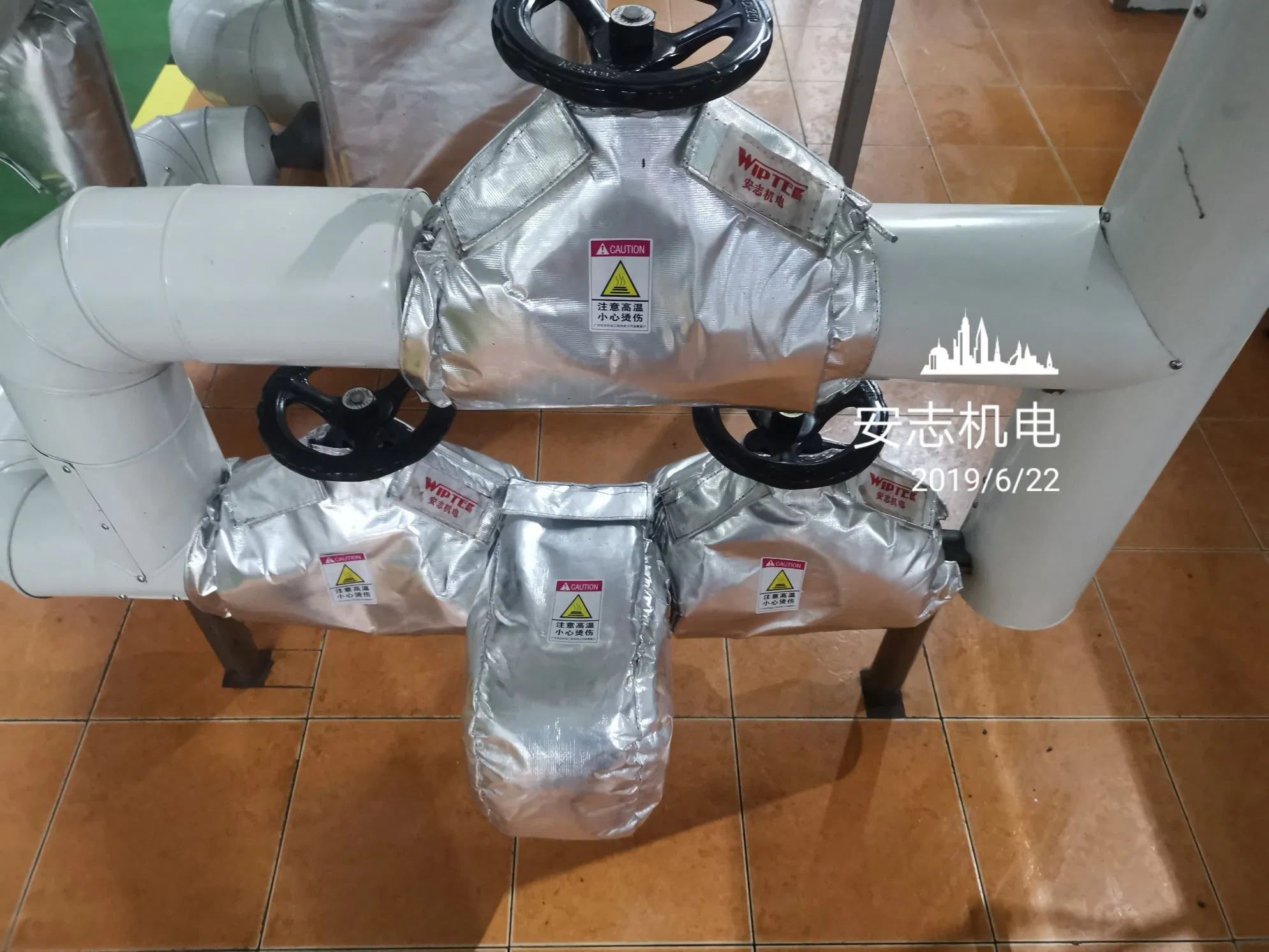 Energy Saving and Environmental Silicone Coating Insulation Cover for Ball Valve