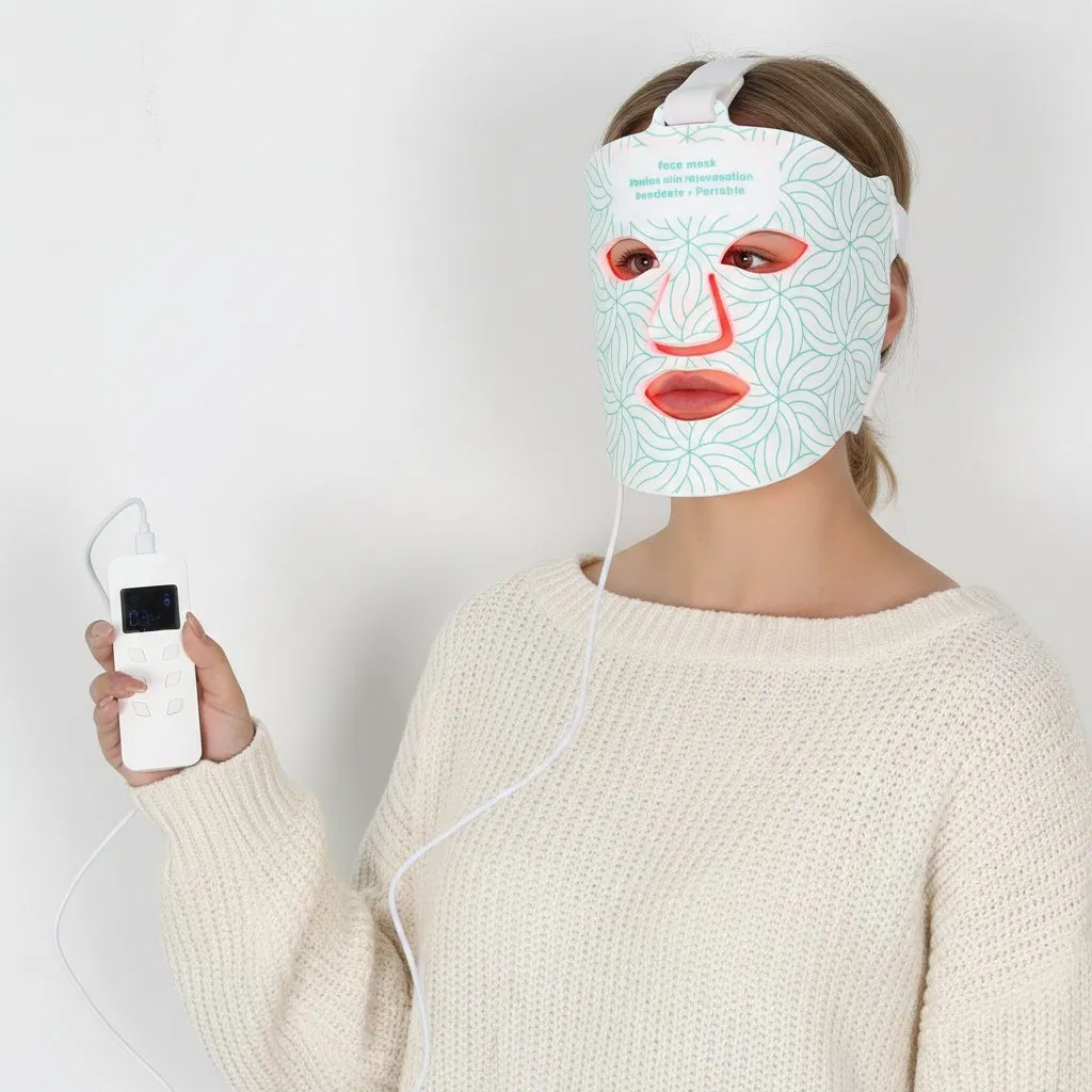 Custom OEM ODM 240PCS LED Red Infrared Light Therapy Mask
