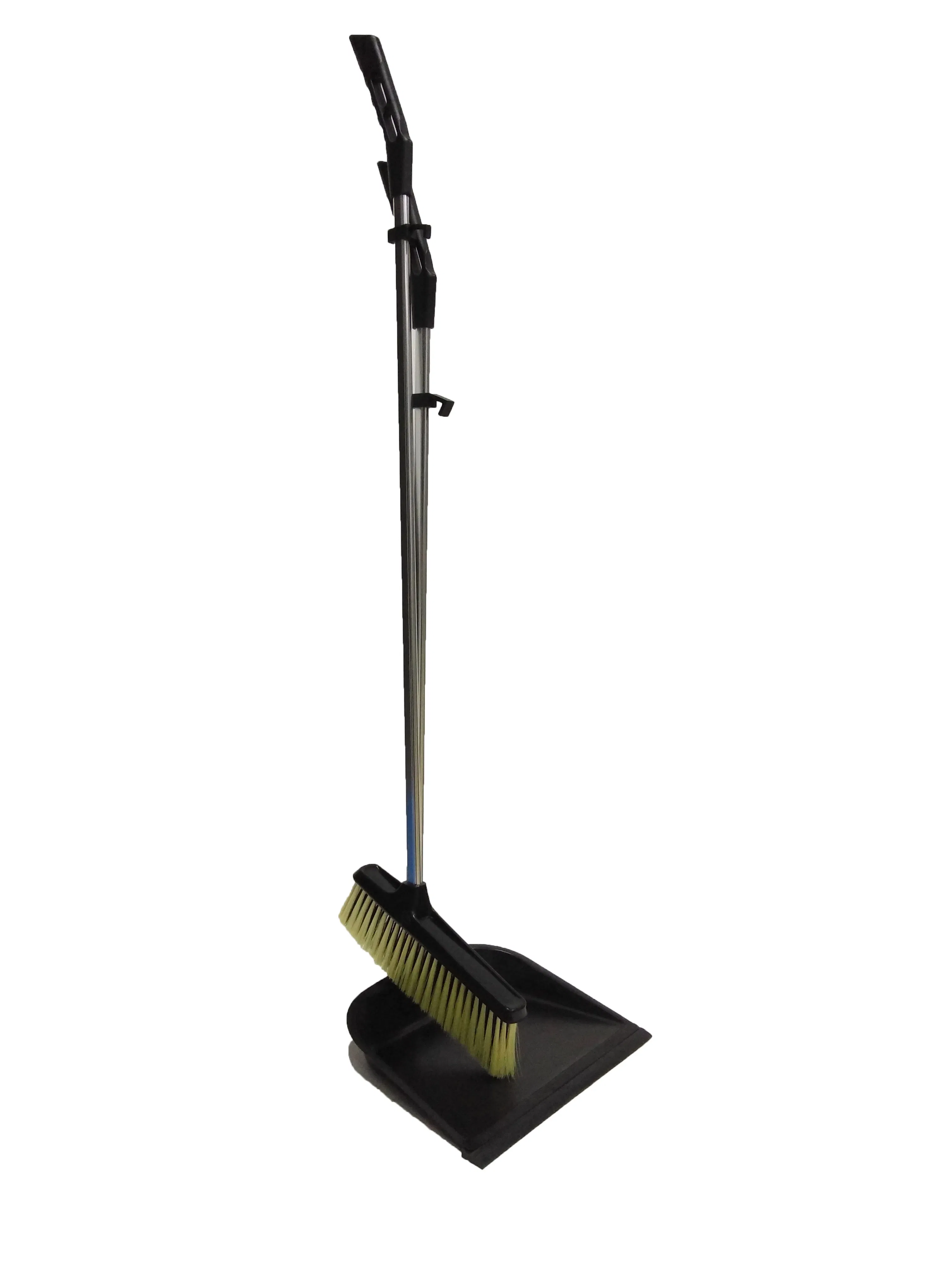 Steel Dustpan Broom Set Broom & Dustpan Set Aluminum Handle High Quality Heavy Duty