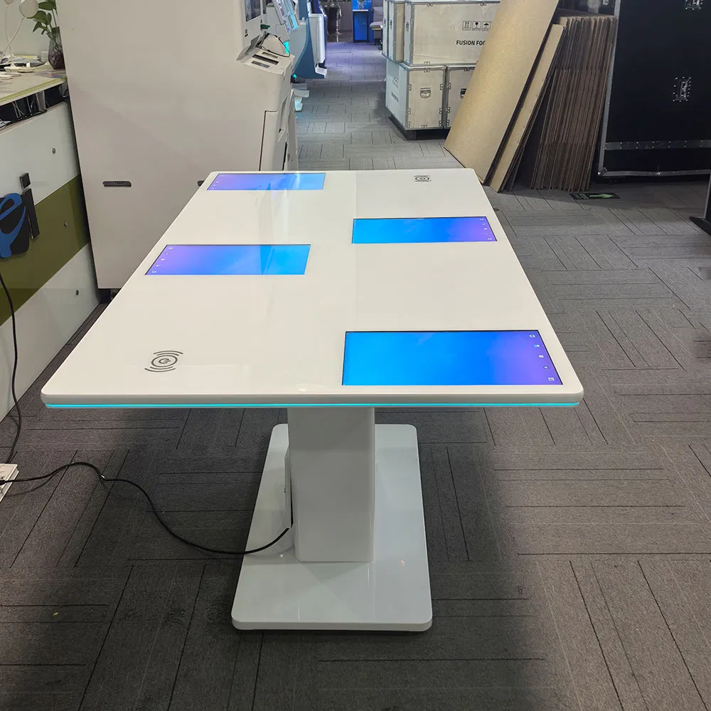 Wholesale 15.6 Inch Multi Screen Touch Table with Wireless Charger
