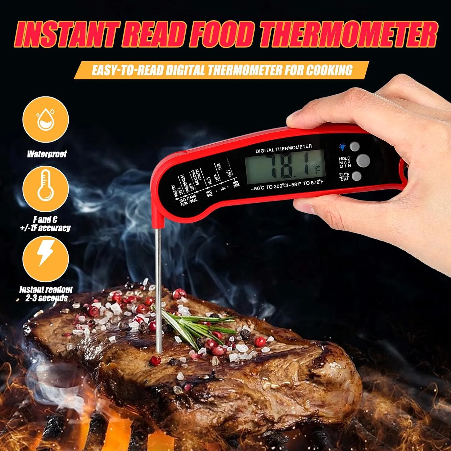 Instant Read Meat Thermometer