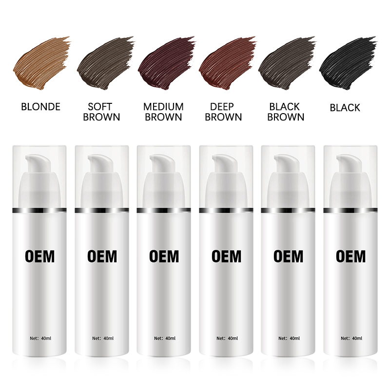 OEM Customize Black Beard Dye for Men Home Using Long Lasting Natural Herbal Extract Black Hair Shampoo for Cover White Hair
