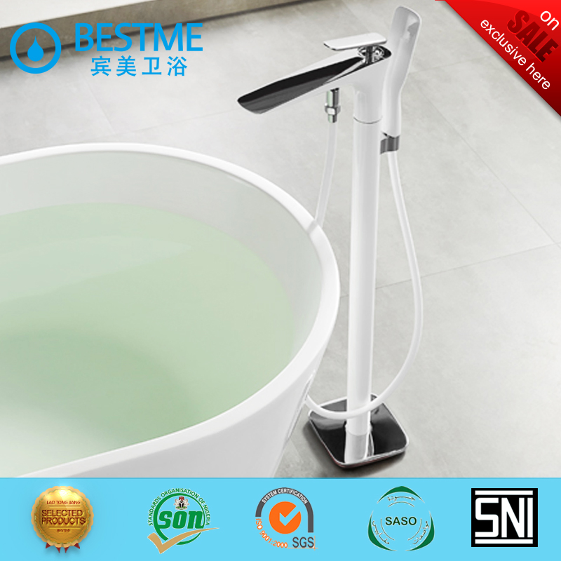 Guangdong Foshan High Quality Freestanding Floor Mounted Bath Tub Faucet for Tub (Bf-7023)