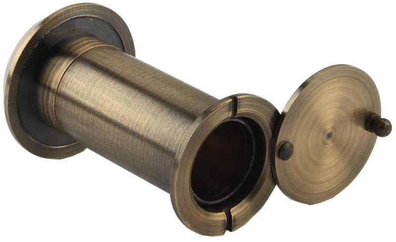 220 Degree Heavy Duty Privacy Cover Solid Brass Hotel Door Viewer