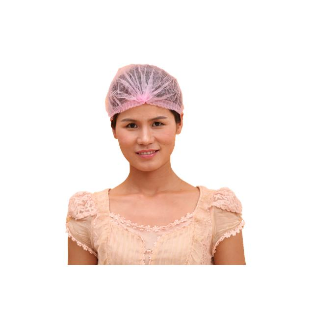 Single&Double Elastic Wholesale PP SMS Cleaning Catering Industry Nonwoven Bouffant Scrub Cap