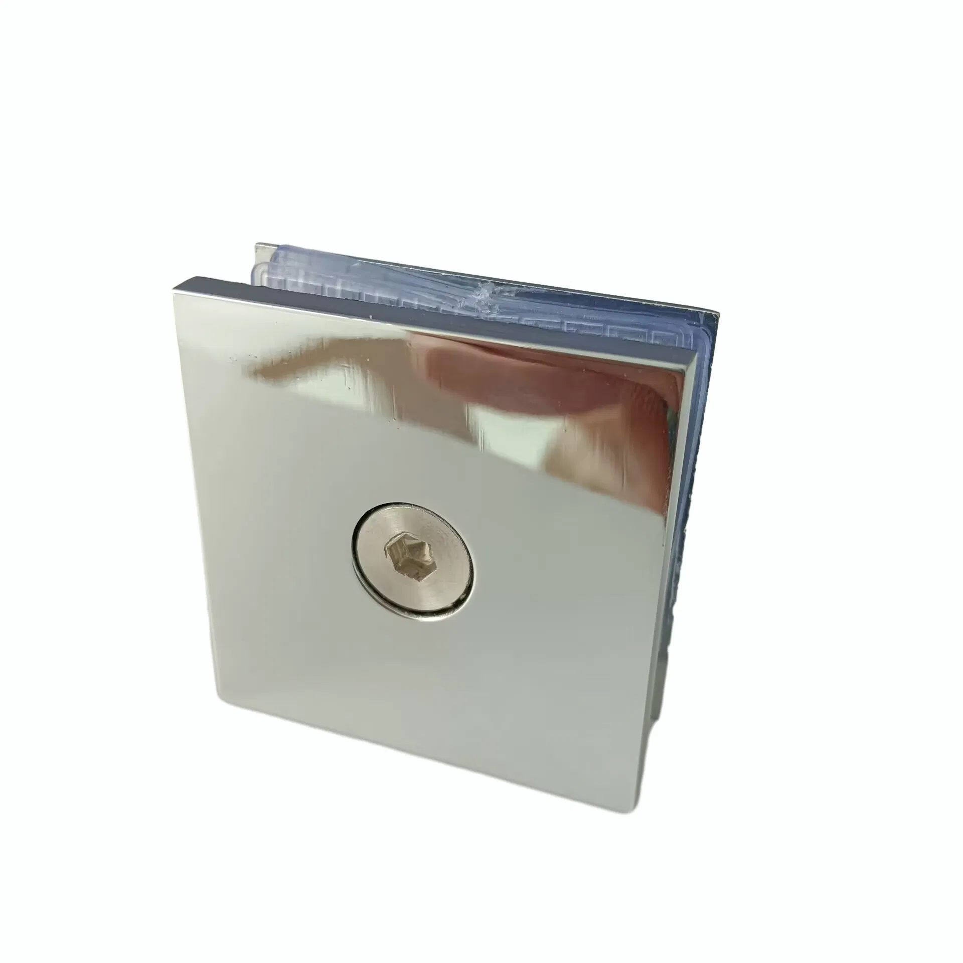 Stainless Steel Shower Glass Door Clip Screen Wall Connector Fitting Glass Clamp