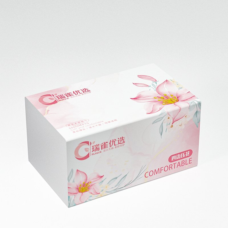 Soft and Absorbent Virgin Pulp Facial Tissue for All Skin Types