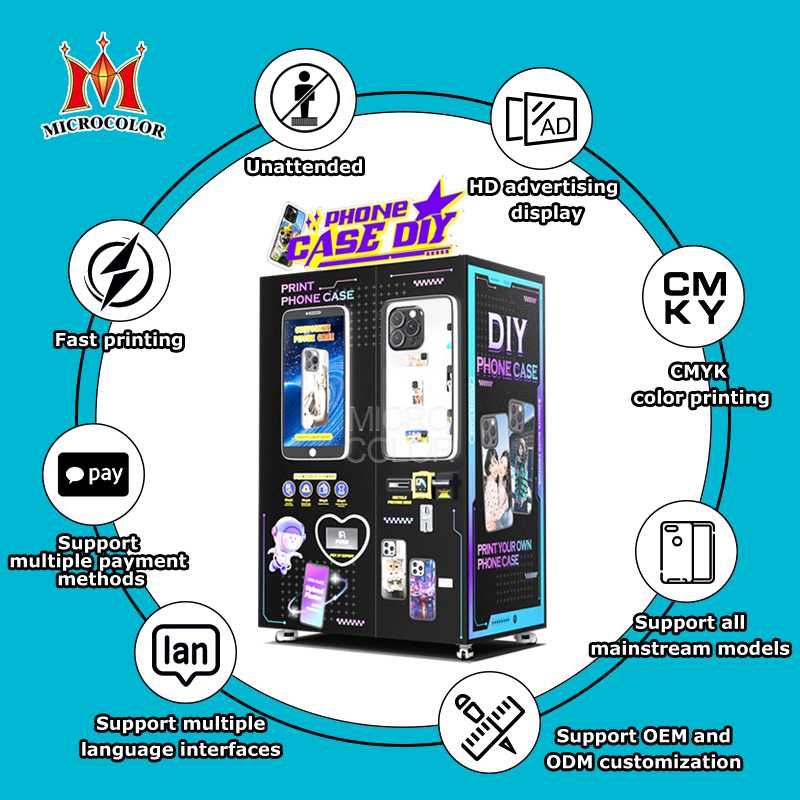 New Arrival Mobile Phone Case Printer Cell Cover Custom Personalized Making Vending Machine 3D Phone Case Sublimation Printer
