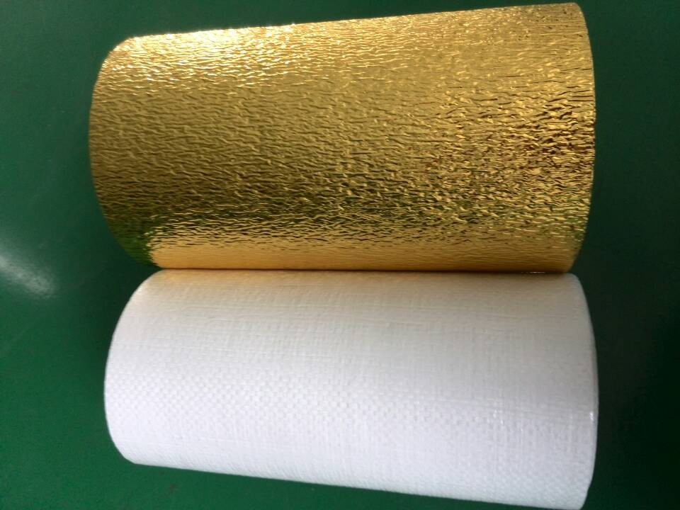Double Sided Gold Aluminum Film EPE Foam for Heat Insulation