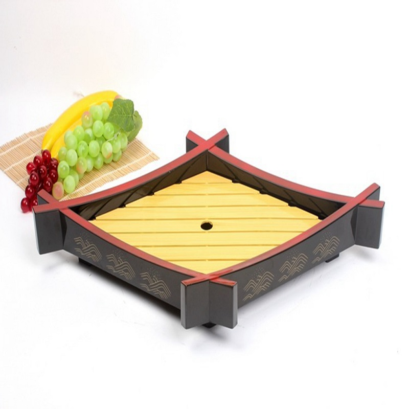 Large Capacity Japanese Serving Platter with Unbreakable Matsuba Design for Wholesale