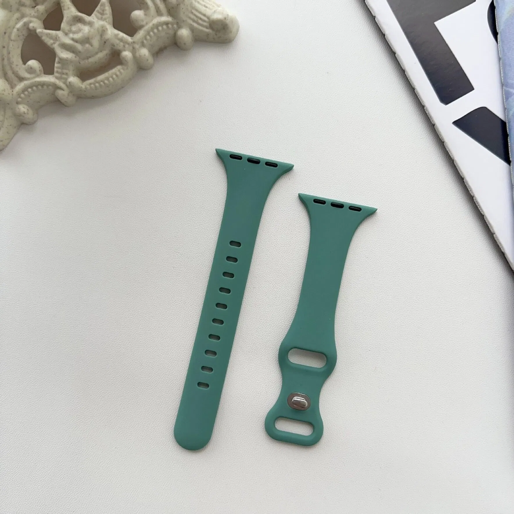 Watch Strap for Apple Watch Series 9 8 7 6 Colorful Silicone Sport Smart Watch Band Soft Durable Strap for Men Women